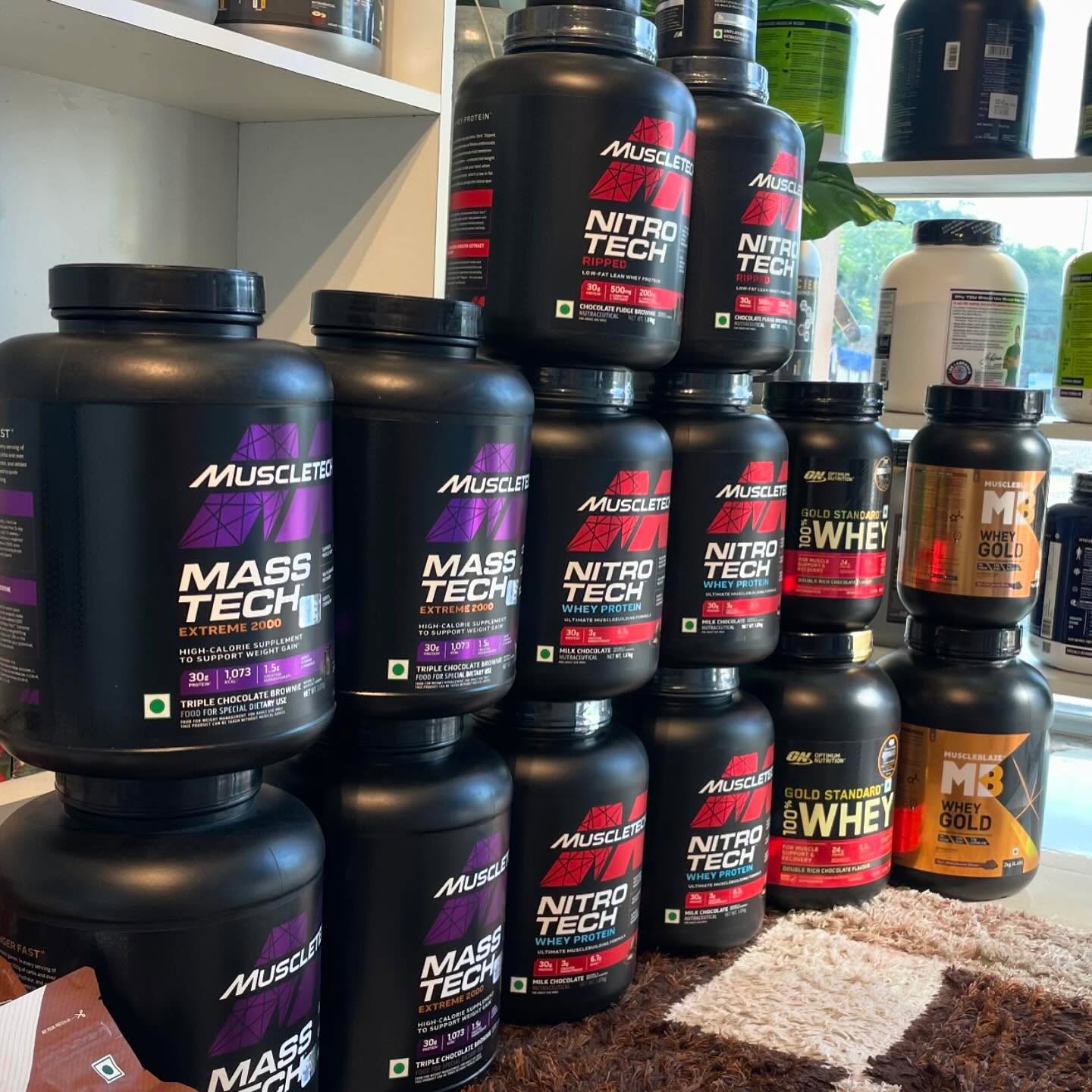 MuscleTech, ON, MuscleBlaze Supplements at Protein World Palghar